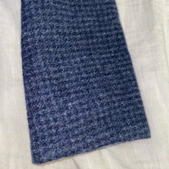 Armani Jeans Tweed Wool Blend Blazer Ruffles - Picture 6 of 7